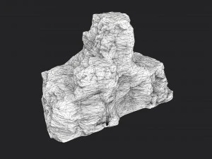 пустельна скеля 21-10 3D Модель