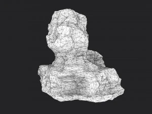 пустельна скеля 21-10 3D Модель
