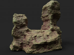 desert cliff 21-10 3D Модель