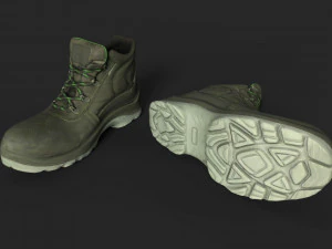 par de botas Modelo 3D