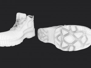 pair of boots Modelo 3D