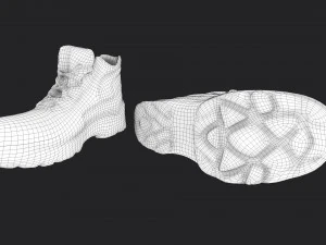 pair of boots 3D Model