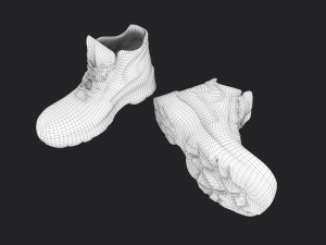 pair of boots Modelo 3D