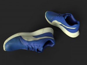 pair of sneakers 3D-Modell