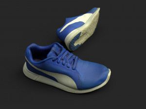pair of sneakers 3D-Modell