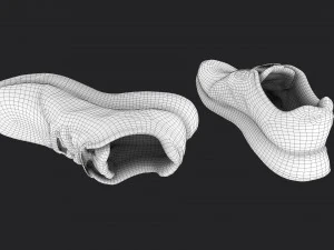 pair of sneakers 3D Model