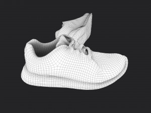 pair of sneakers 3D-Modell