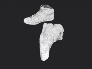 worn sneakers 3D Model
