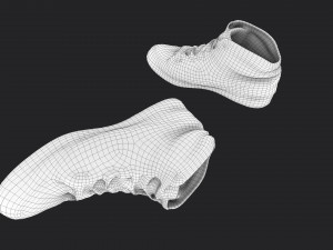 worn sneakers 3D-Modell