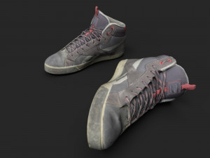 worn sneakers 3D Model