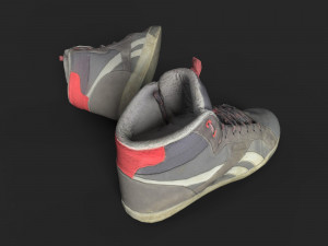 worn sneakers 3D Model