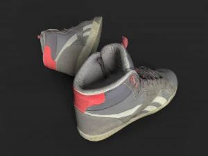 worn sneakers 3D Model