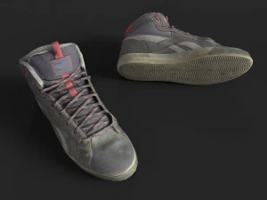 worn sneakers 3D Model