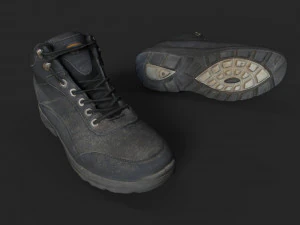 botas gastas Modelo 3D