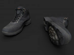 worn boots 3D Model