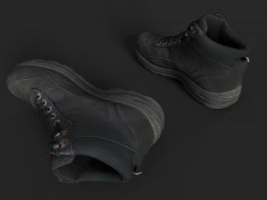 worn boots 3D Model