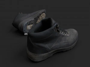 worn boots 3D Model