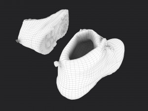 worn boots Model 3D