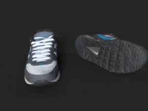 worn boots 3Dモデル