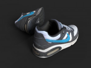 worn boots 3Dモデル