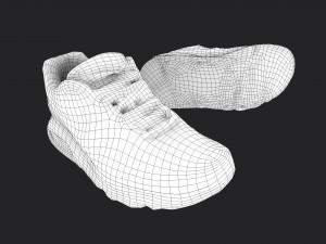 worn boots 3Dモデル