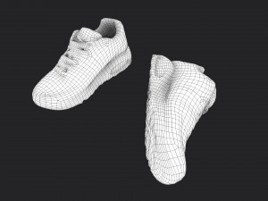 worn boots 3Dモデル