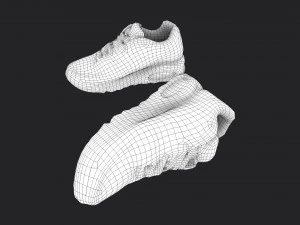 worn boots 3D Model