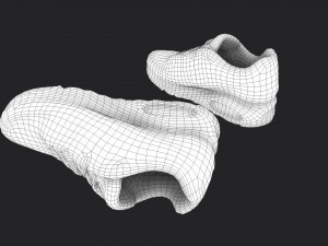 worn boots 3Dモデル