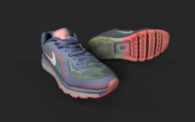 sneakers 3D Модель .c4d .max .obj .3ds .fbx .stl .blend 