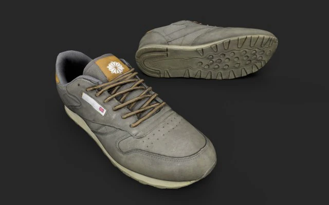 sneakers 3D Model .c4d .max .obj .3ds .fbx .stl .blend 