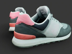 Pair of New Balance Shoes 3D Model