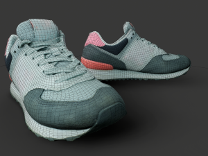 Pair of New Balance Shoes Modelo 3D