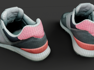 Pair of New Balance Shoes Modelo 3D