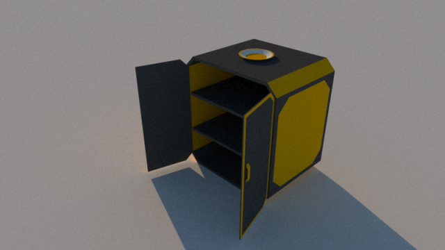 locker Modelo 3D .c4d .max .obj .3ds .fbx .stl .blend 