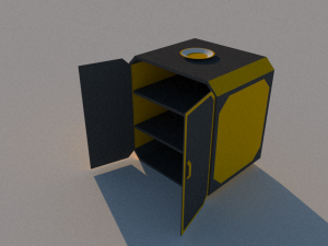 locker 3D-Modell