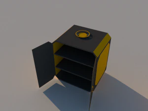 locker 3D Model
