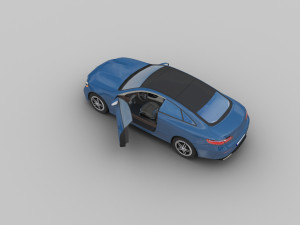 mercedes-benz e-class coupe 2018 3D 模型