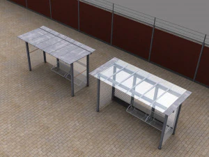 bus stop modern 3D Model