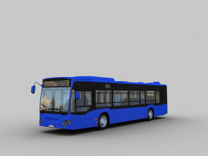 mercedes-benz citaro lowpoly Modelo 3D