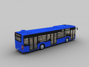 mercedes-benz citaro lowpoly Modelo 3D