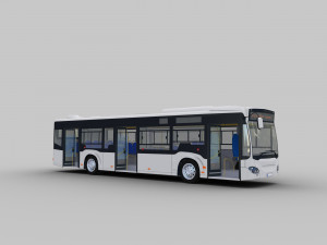 mercedes-benz citaro lowpoly Modelo 3D