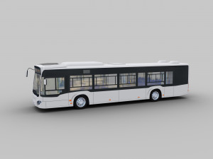 mercedes-benz citaro lowpoly Modelo 3D