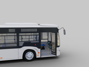 mercedes-benz citaro lowpoly Modelo 3D