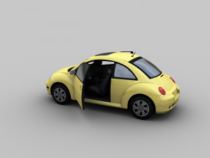 vw beetle turbo 5 color 3D मॉडल