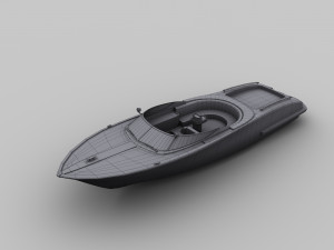 yacht luxury Modello 3D
