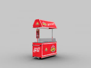 ice cream cart pack 3D Model