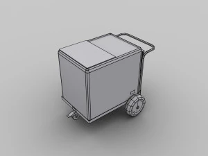 ice cream cart pack 3D Model