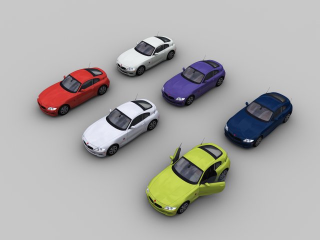 cars with interior 31 3D Model .c4d .max .obj .3ds .fbx .stl .blend 
