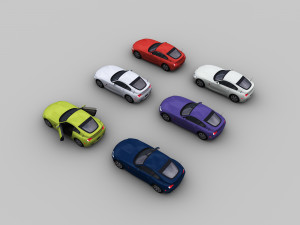 cars with interior 31 3D Model