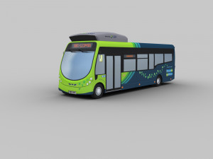 arriva electric bus Modello 3D